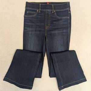 SPANX Dark Blue Flare & Wide Leg Jeans